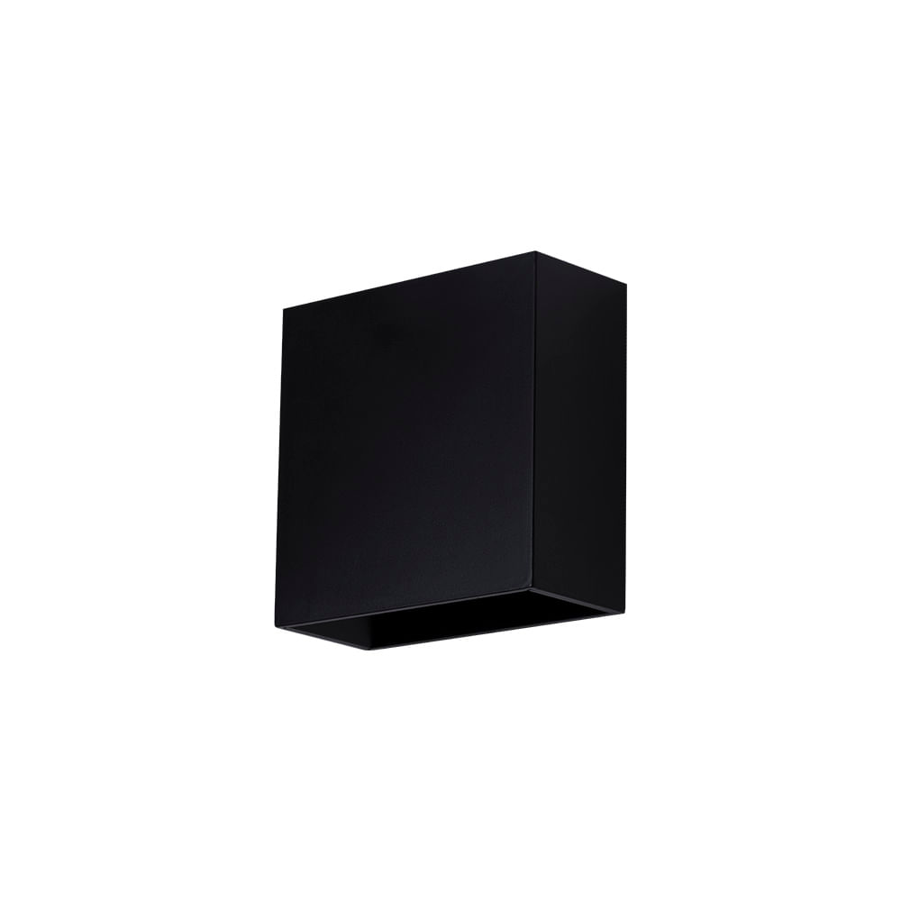 Arandela Nordecor Dron Led Bivolt Preto 3000k Luz Amarela