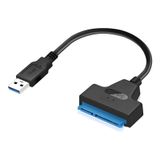 Adaptador De Cabo De Disco Rígido Usb 3.0 Para Sata 3 Hdd 2.5 De 22 Pinos