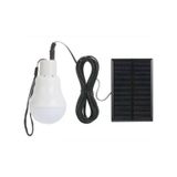 Lâmpada De Acampamento De Painel Solar Com Bateria De 800mah E Luz Led