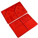 Molde De Silicone Casita Ginger Christmas Para Chocolate E Culinária