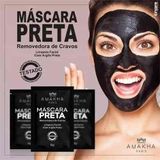 Mascara Preta Amakha Paris 10 Unidades 8g - Remove Cravo Molda Ao Seu Rosto / Removedor De Cravos