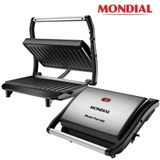 Grill Sanduicheira Mondial Master Press 1000w Inox Antiaderente - 110v