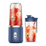 Mini Liquidificador De Frutas Portátil Usb 200w 300ml Com 6 Lâminas