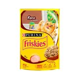 Ração Úmida Friskies Para Gatos Peru Ao Molho Sachê 85g