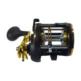 Carretilha Pesca Pesada Okuma Magnetix Mg-45ls Perfil Alto Alumínio 3 Rol. 6.2:1