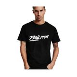 Camisa Pailita Com Gola Polo Para Homens E Meninos Preta 100% Algodão