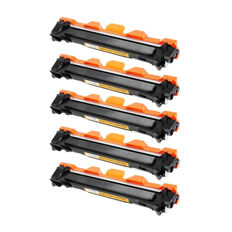 Pacote De Toner Com 05 Alternativas Tn-1060 Para Brother Hl1202