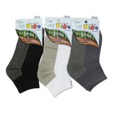 Meias De Tornozelo Para Crianças Sem Costura Em Bambu E Cobre (pacote Com 6)