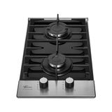 Cooktop Fischer 2 Bocas Platinium Gás  Bivolt Preto