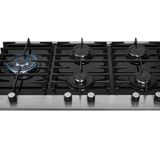 Cooktop Fischer 5 Bocas Platinium Gás  Bivolt Preto