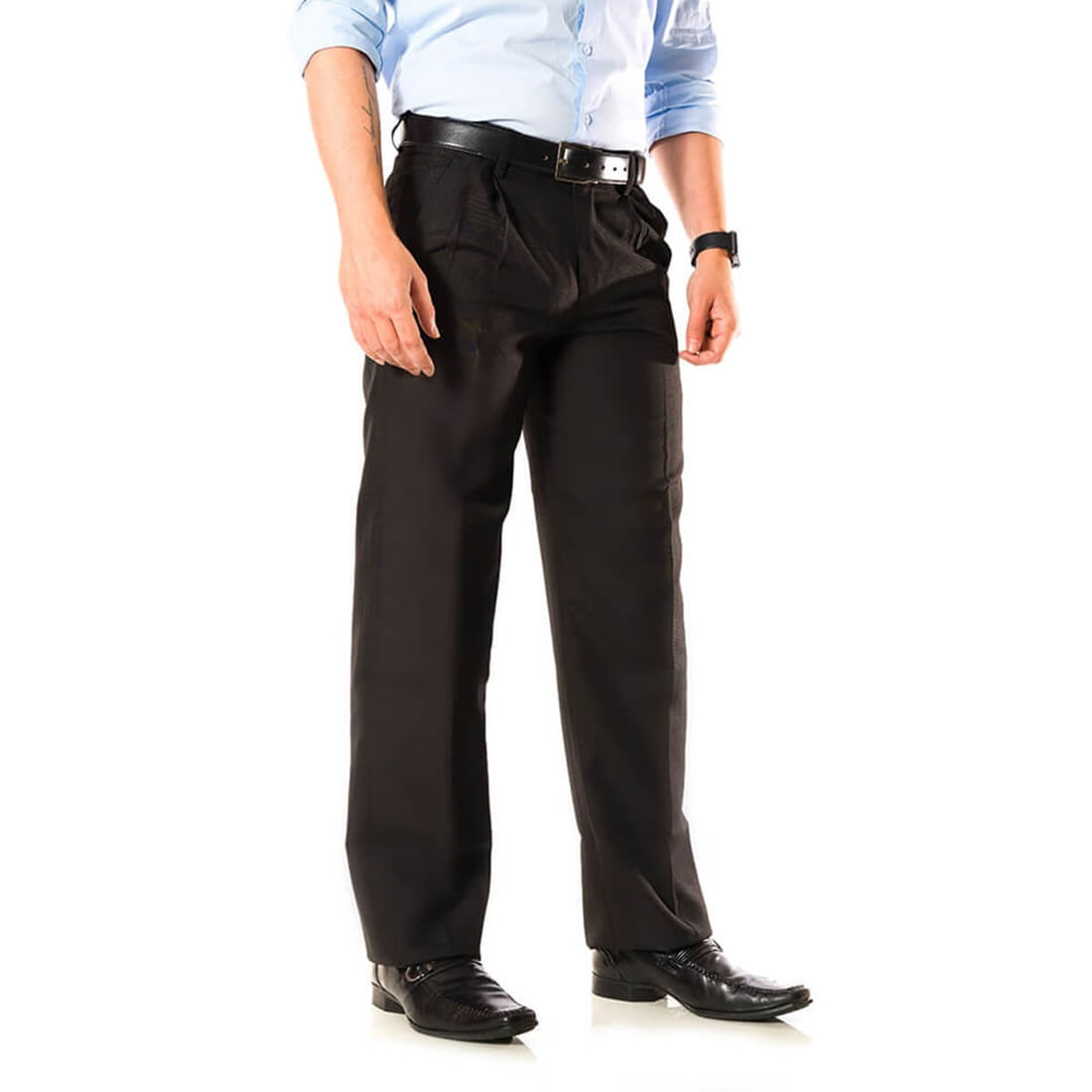 Calça Social Masculina Tradicional Oxford