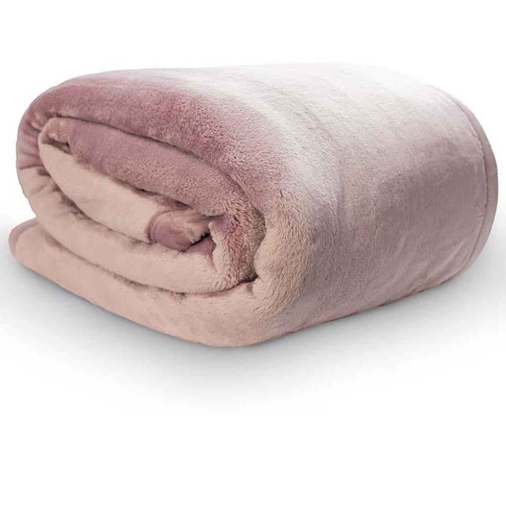 Cobertor King Neo Flannel 600g - Camesa Rose/3591