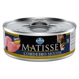 Ração Úmida Matisse Para Gatos Cordeiro Mousse 85g