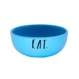 Comedouro Para Cães Cerâmica Eat Azul Médio Pet Injet