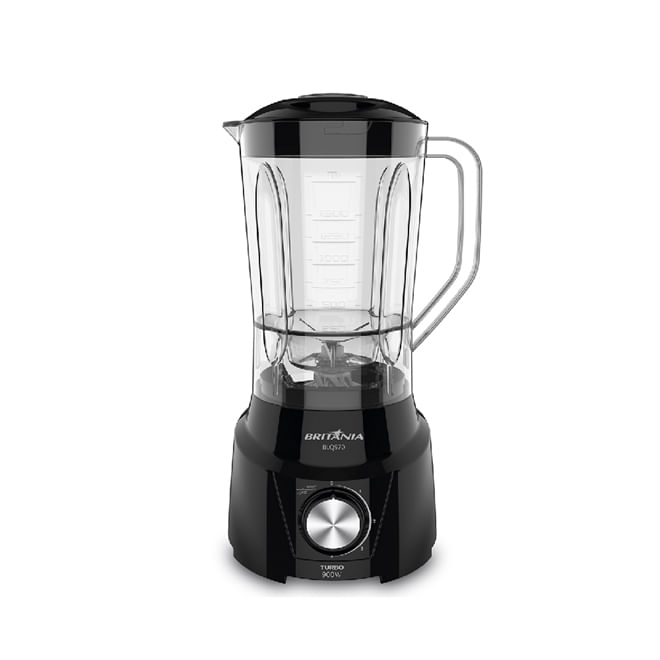 Liquidificador Britânia 2,6l 900w  Altíssimo Poder De Trituração. Blq970p Preto 110v