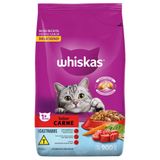 Ração Para Gatos Whiskas Castrados Sabor Carne 900g