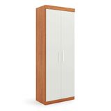 Guarda-roupa Modulado Gênova 2 Pt 2 Gv Freijó Wood E Off White