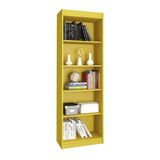 Estante Livreiro Sapiranga Com 4 Prateleiras Amarelo Amarelo
