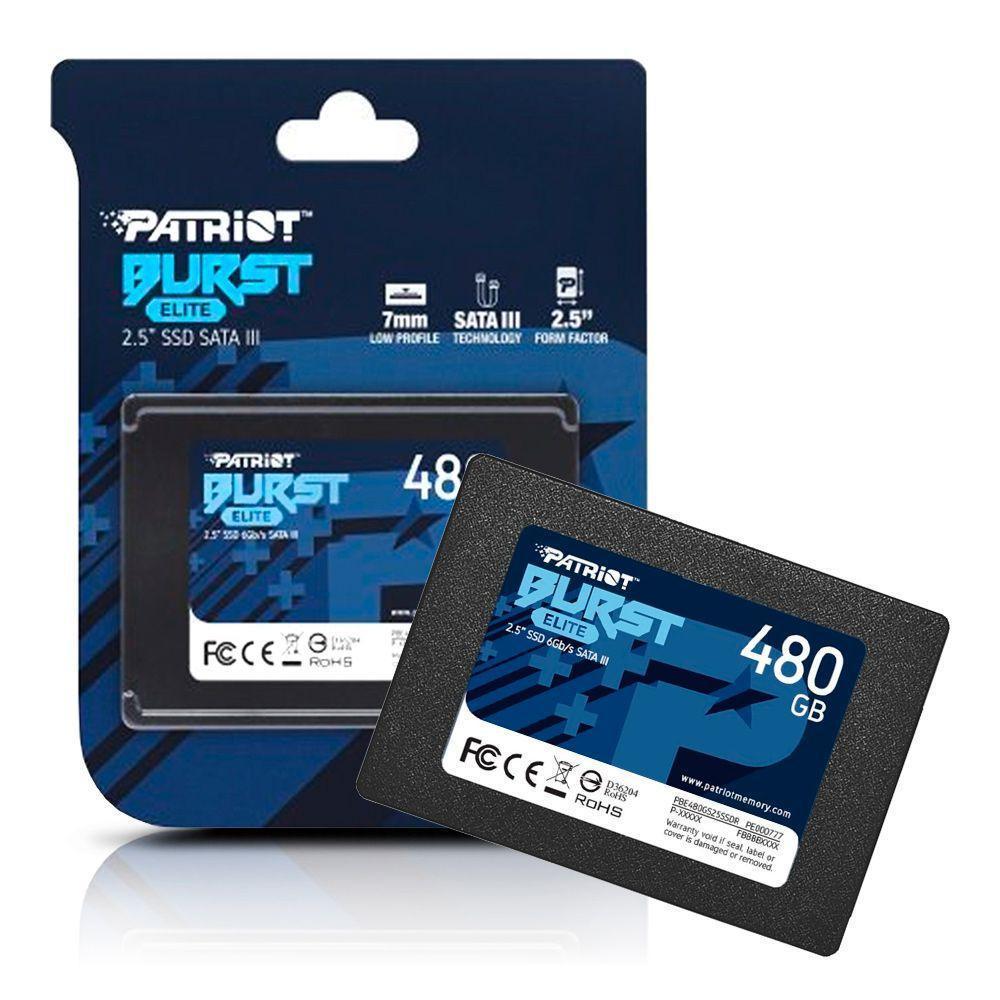 Ssd Patriot Burst Elite, 480gb, Sata Iii 6gb/s