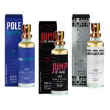 Kit 3 Perfume Masculino Amakha Pole Sports Jump 521 Men