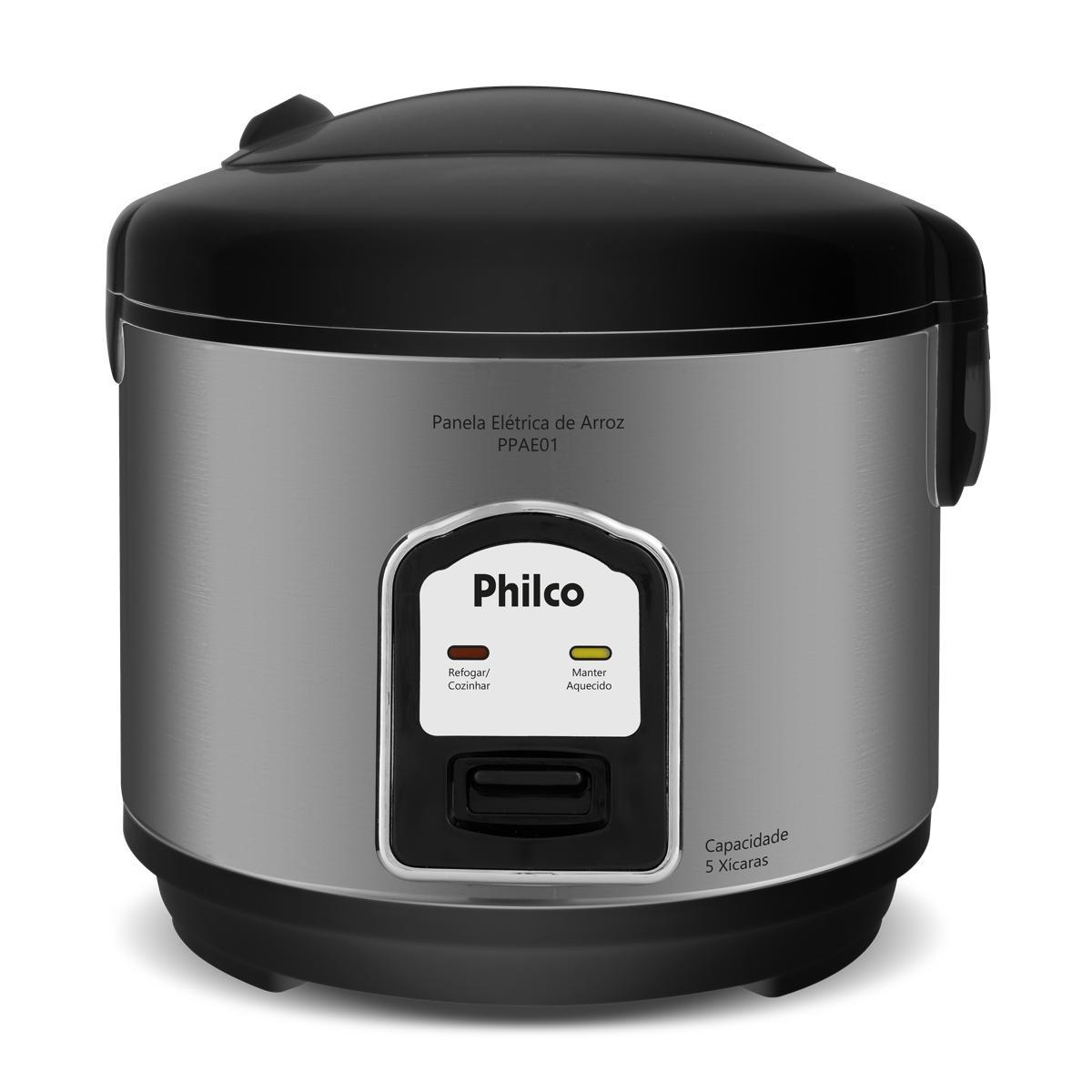 Panela De Arroz Elétrica Philco 5 Xícaras 1,6l Ppae01 220v