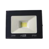 Refletor Led Holofote 20w Biv Ip65 Branco Frio Prova D&#39;agua