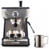 Cafeteira Eletrica Iq Expresso Reservatorio 2 L 15 Bar De Pressao, 1250w, Aco Inox, 110v, Calphalon Bvclecmp1, Prateado