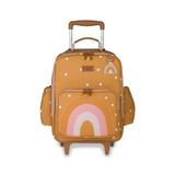 Mochila De Rodinhas Masterbag Arco-íris Boho Mostarda