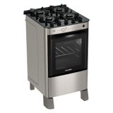 Fogão Esmaltec Jade Glass 4 Bocas Inox Com Forno Autolimpante E Acendimento Automático Bivolt