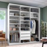 Guarda-roupa Closet Sion 3 Gv Branco 209 Cm