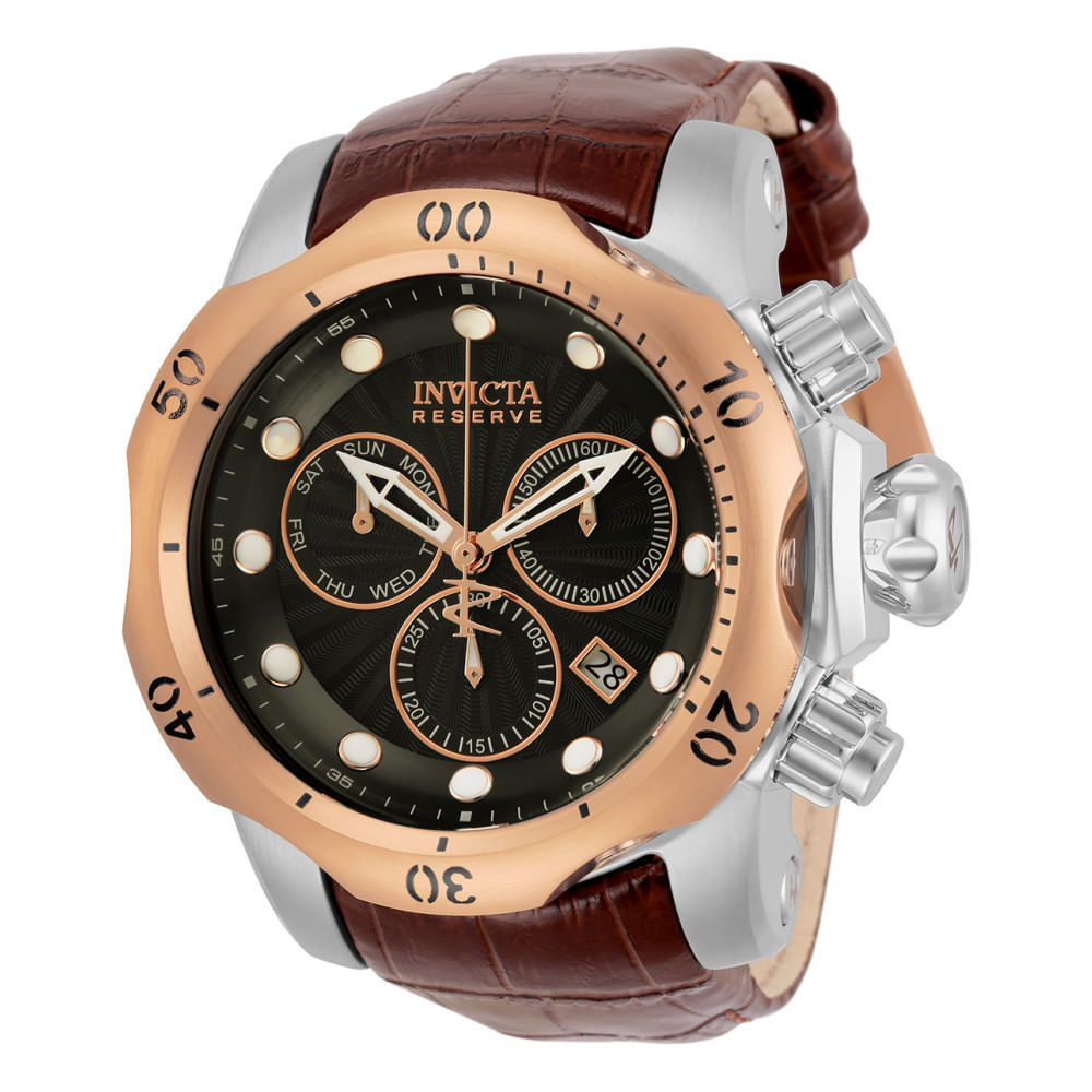 Relogio Masculino Invicta Reserve Venom 53, Marrom 32958