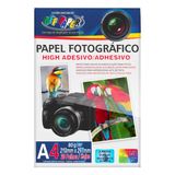 Papel Fotografico High Adesivo A4 20 Folhas 80g Off Paper