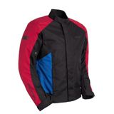 Jaqueta Impermeável Texx Ronin V2 Moto Motoboy Motoqueiro - Preto, Vermelho E Azul - 2xl