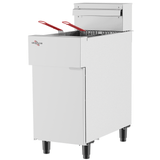 Fritadeira Elétrica Zona Fria Fe28s Skymsen - 2 Tanques Independentes 14l Total Inox Aquecida Em 8 Min Cap/ 2kg De Alimento 220v Trifásico Skymsen