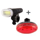 Kit bike led farol dianteiro / lanterna traseira brasfort