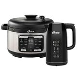 Kit Panela De Pressão Elétrica 5,7l E Chaleira Digital Oster 127v