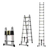 Escada Telescópica Aluminio Fortt 5m 8+8 Degraus Eta01 5m
