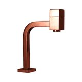 Torneira Link Baixa Quadrada 90 Graus Desq 303 Rose Gold