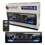 Radio Mp3 Automotiv E-tech Premium Plus Bluetooth Usb Aux Sd