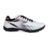 Chuteira Diadora Society Agilita Ii Branco/preto/verde Neon/laranja 042