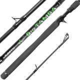 Vara Para Pesca Deyu Big Tamba Bt-cct21301xxh Verde Inteiriça 2,13m 30-60 Lbs
