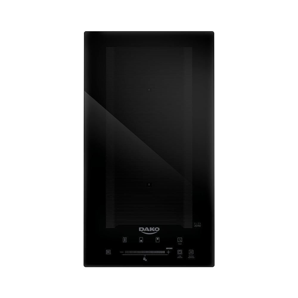 Cooktop De Indução Dako 2 Bocas Preto Com Zona Flexível 220v