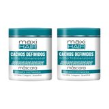 Mascara Maxihair 500g Cachos Definidos - Kit Com 2un
