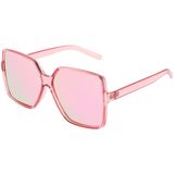 Óculos De Sol Dollger Oversized Square Pink Uv400 Para Mulheres/homens