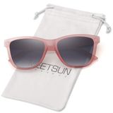 Óculos De Sol Meetsun Polarized Classic Retro Pink Para Mulheres E Homens