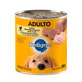 Ração Úmida Pedigree Lata Cães Adultos Patê De Frango 280g