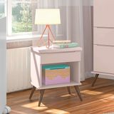 Mesa De Cabeceira Infantil Melinda 1 Gv Rosê
