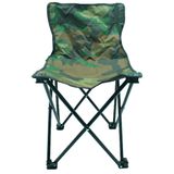 Cadeira Banqueta Dobrável De Pesca Metal Camping Praia 60cm