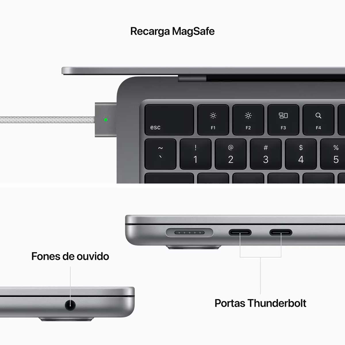 Notebook Apple MacBook Air M2 8-Core 256 GB 8GB SSD Tela Notebook Apple MacBook Air M2 8-Core 256 GB 8GB SSD Tela