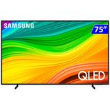 Tv 75p Samsung Qled 4k Smart Wifi Comando Voz - Qn75q60dagxzd